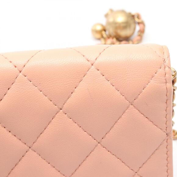 Chanel shoulder bag lambskin pink - Picture 7 of 7